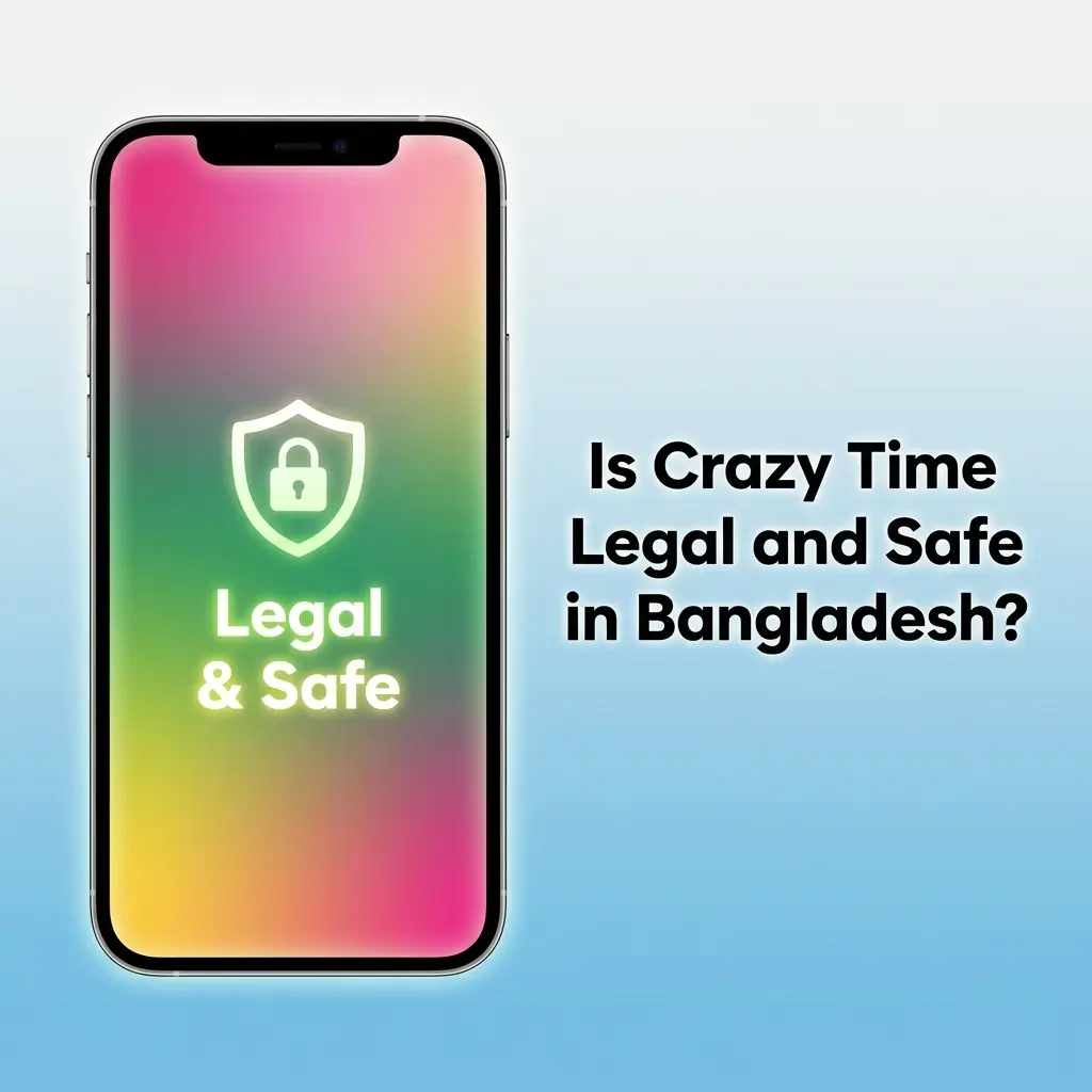 Crazy Time legal and safe gameplay in Bangladesh on licensed online casinos with SSL encryption and verified RTP