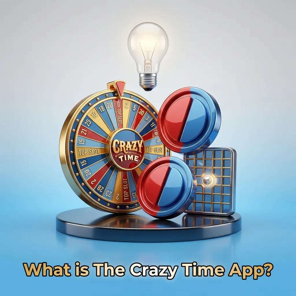 Crazy Time live casino game on mobile app showing Evolution Gaming money wheel with real host