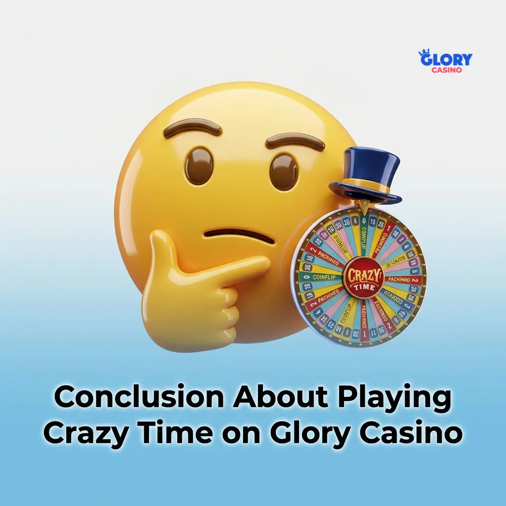 Glory Casino Crazy Time live game show with BDT payment options and 96.08% RTP for Bangladesh players