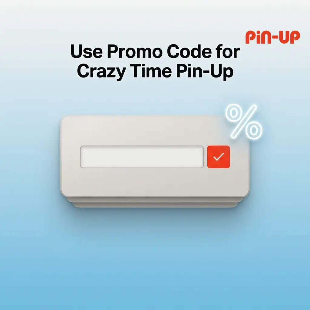 Pin-Up Casino Crazy Time promo code PINUP125 entry field during registration for welcome bonus offer